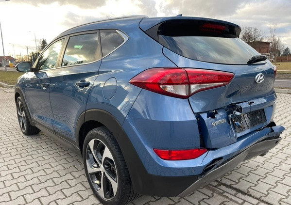 Hyundai Tucson cena 68000 przebieg: 99000, rok produkcji 2016 z Leszno małe 407